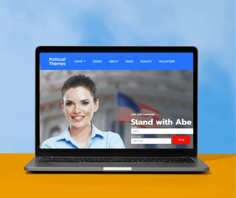 Political Website Builder Political Campaign Website Themes websites for politicians