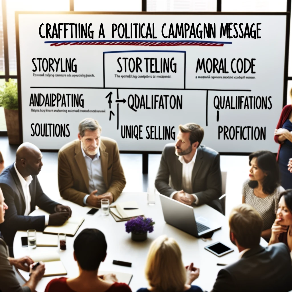 crafting a winning political campaign message.